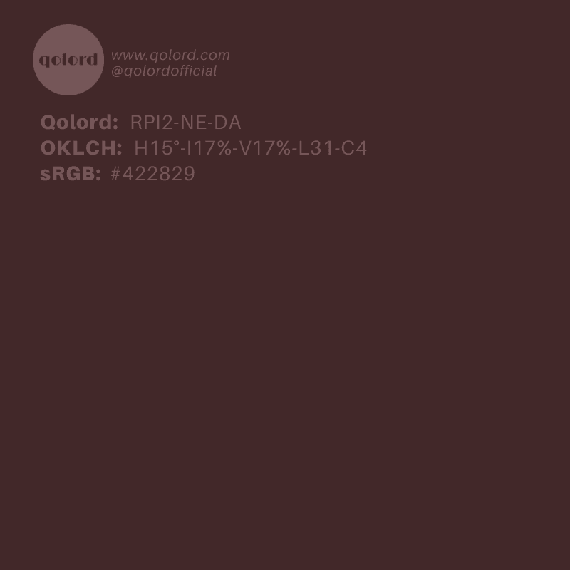 Dark Neutral Red | RPI2-NE-DA