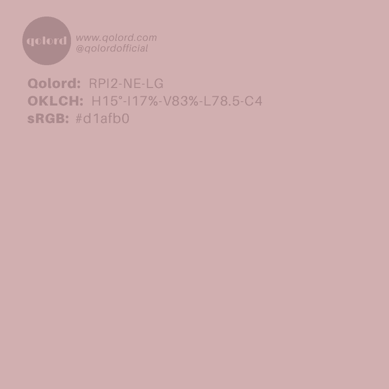 Lightened Neutral Red | RPI2-NE-LG