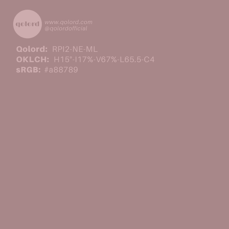 Medium-Light Neutral Red | RPI2-NE-ML