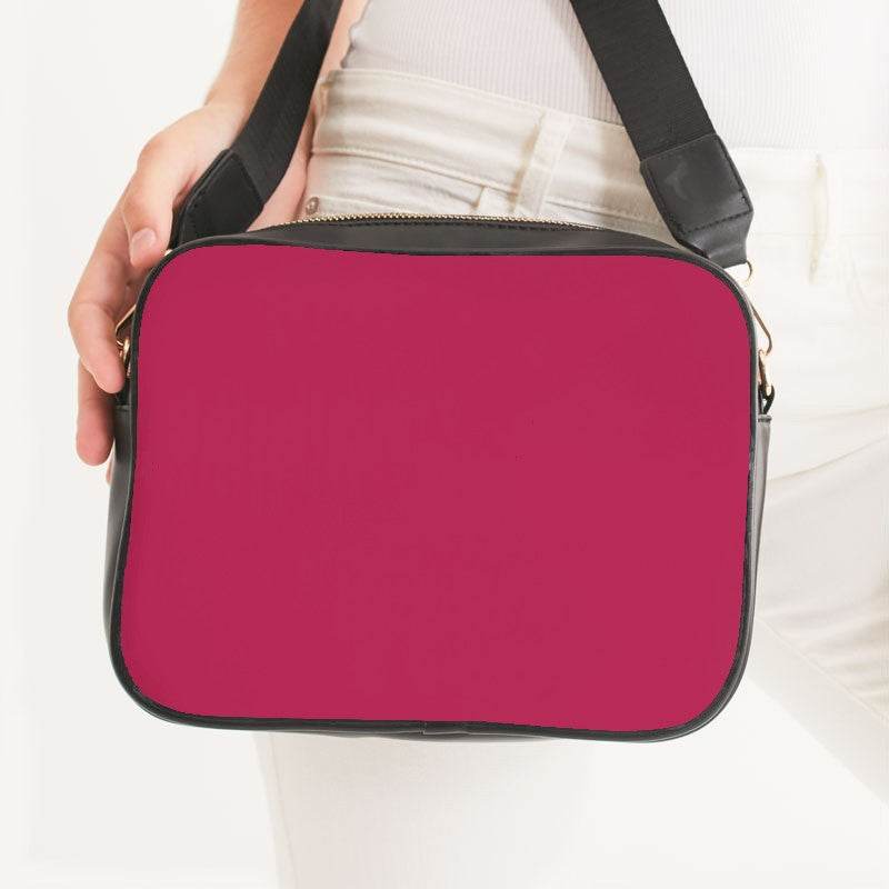 Raspberry Crossbody Bag (RPI3-CL-DE) - Woman Front CloseUp