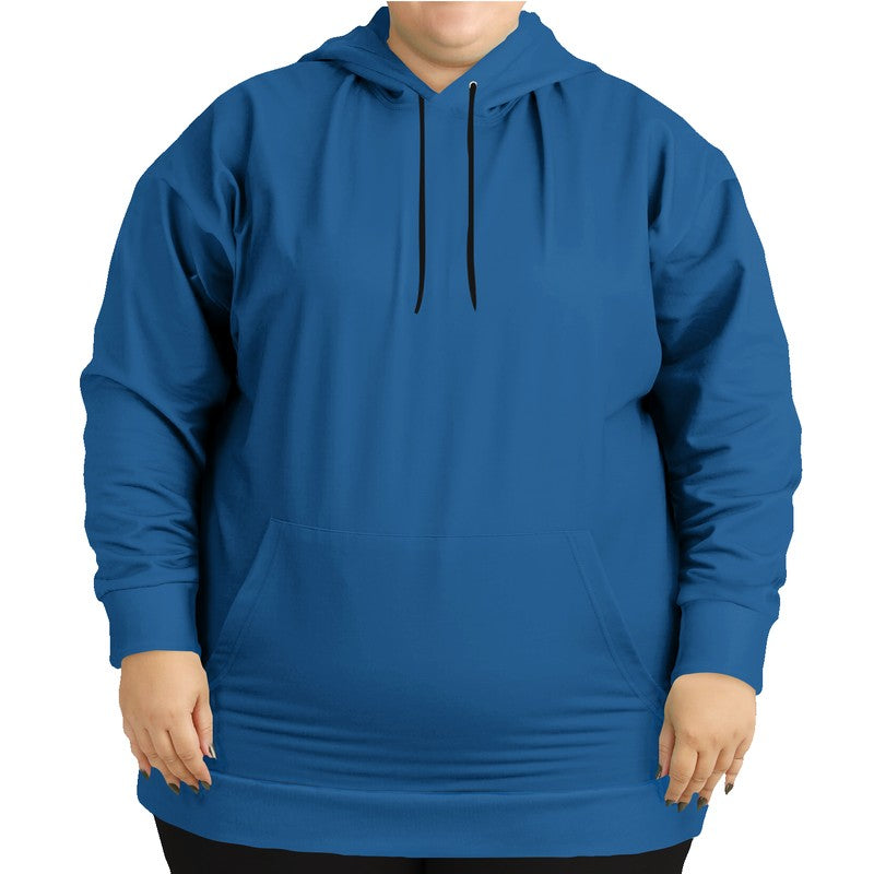 Raw Blue Hoodie PLUS (IB3-CL-DE) - Woman Front PLUS