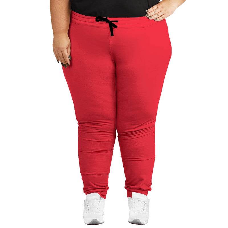 Red Joggers PLUS (RPI1-BR-ME) - Woman Front PLUS