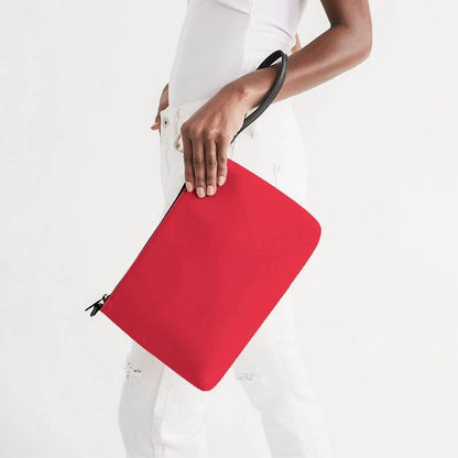 Red Zip Pouch (RPI1-BR-ME) - Side Holding