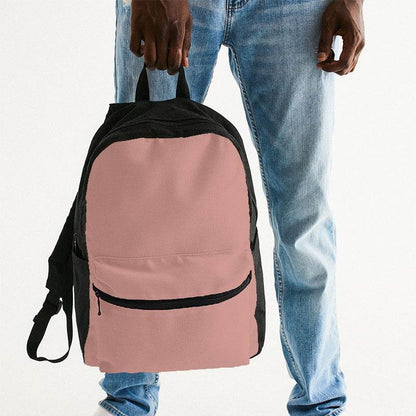 Rose Gold Canvas Backpack (R-FM-LG) - Man Holding