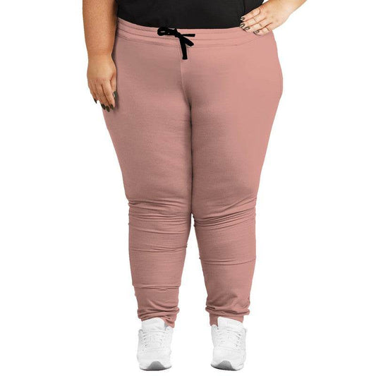 Rose Gold Joggers PLUS (R-FM-LG) - Woman Front PLUS