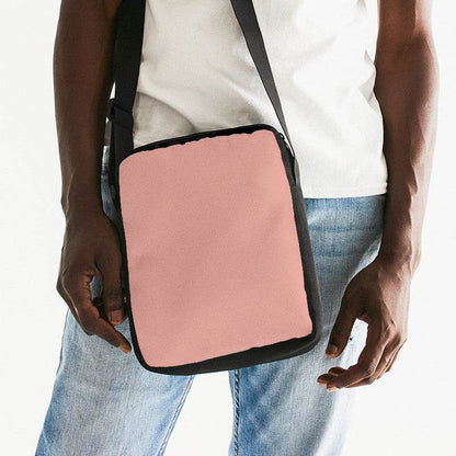Rose Gold Messenger Pouch (R-FM-LG) - Man Front CloseUp