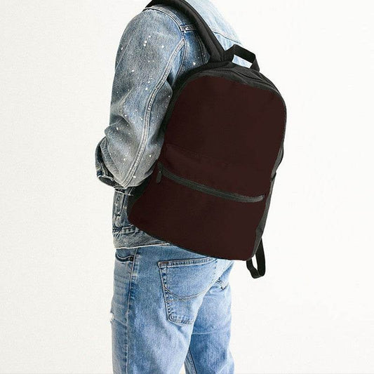 Rosewood Canvas Backpack (R-FM-DE) - Man Back CloseUp