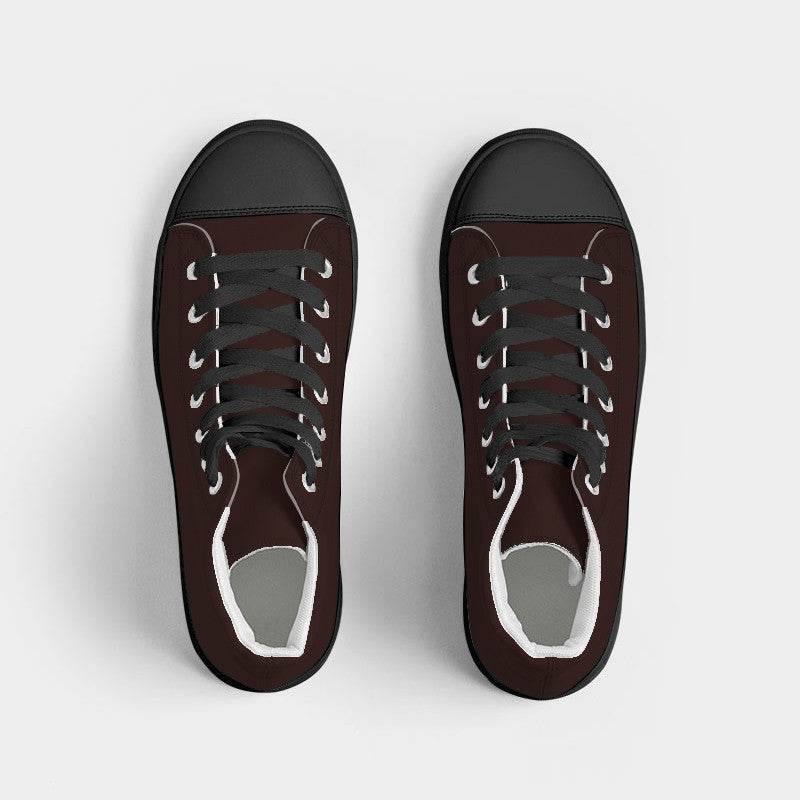 Rosewood Men's High-Top Canvas Sneakers (R-FM-DE) - Top