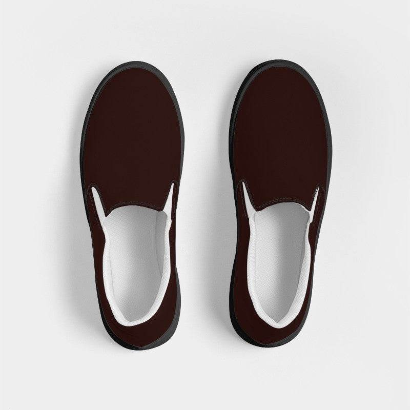 Rosewood Men's Slip-On Canvas Sneakers (R-FM-DE) - Top