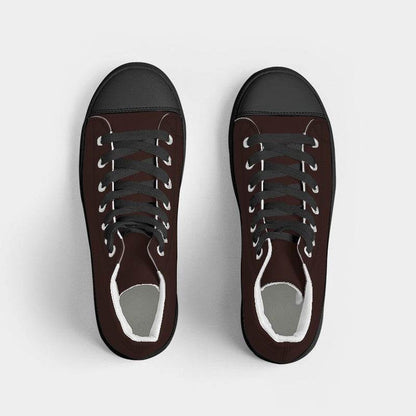 Rosewood Women's High-Top Canvas Sneakers (R-FM-DE) - Top