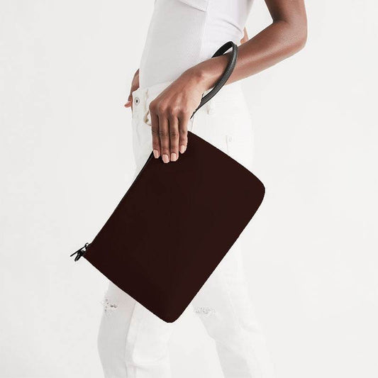 Rosewood Zip Pouch (R-FM-DE) - Side Holding