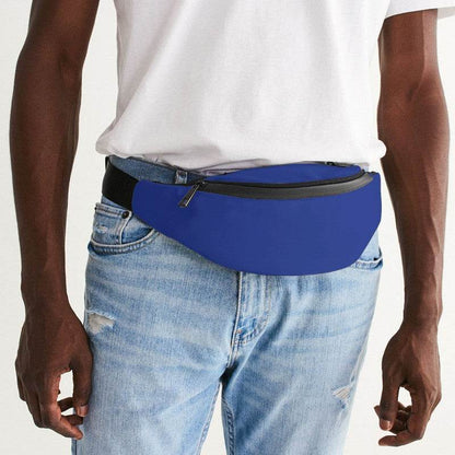 Royal Blue Belt Bag (I-BR-ME) - Man Front CloseUp