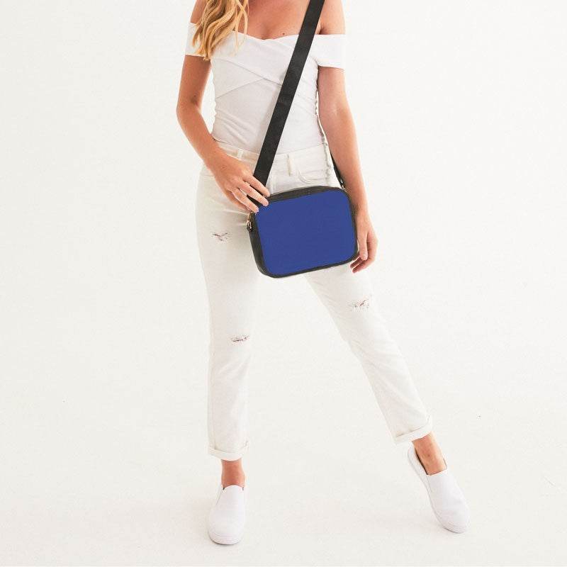 Royal Blue Crossbody Bag (I-BR-ME) - Woman Front