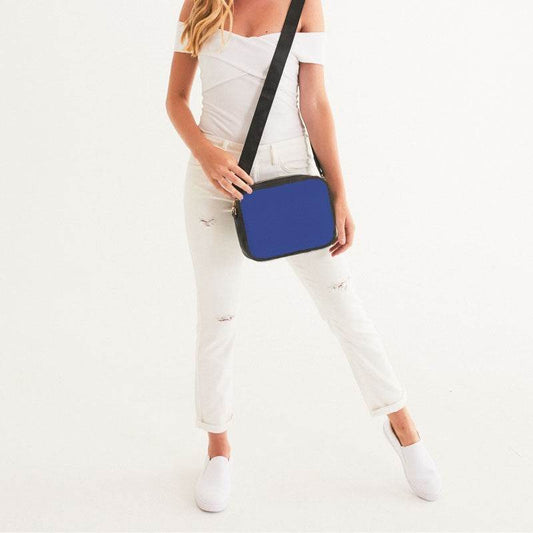 Royal Blue Crossbody Bag (I-BR-ME) - Woman Front