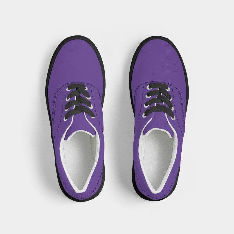Royal Purple Men's Canvas Sneakers (PU-BR-ME) - Top