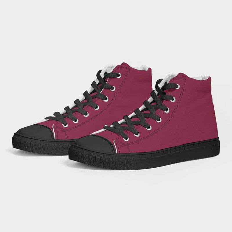 Ruby Women's High-Top Canvas Sneakers (RPI3-ME-DE) - Side 3