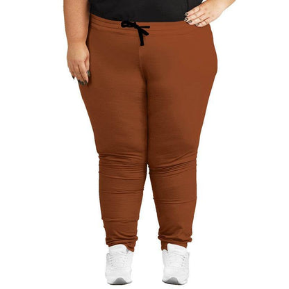 Rust Joggers PLUS (OR2-ME-DE) - Woman Front PLUS