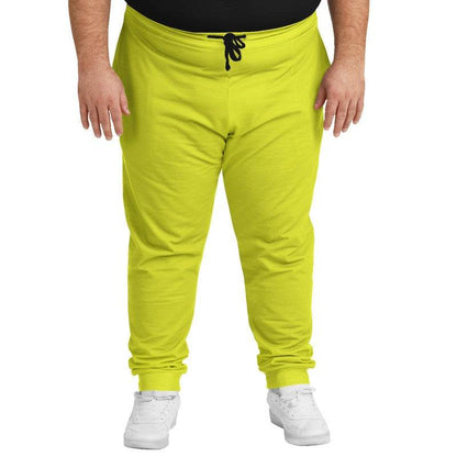 Safety Green Joggers PLUS (LY1-BR-ME) - Man Front PLUS