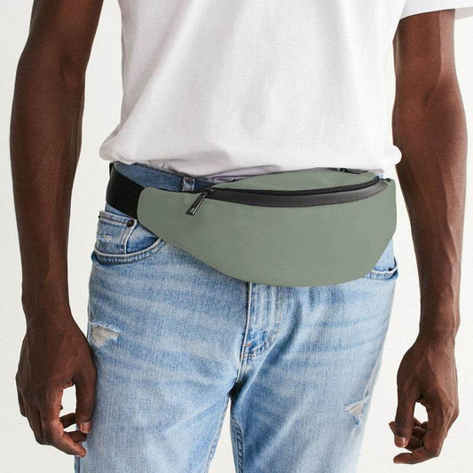 Sage Green Belt Bag (GL2-NE-ML) - Man Front CloseUp