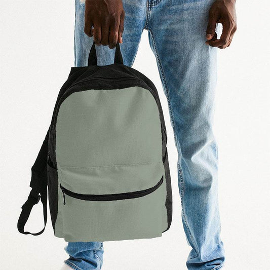 Sage Green Canvas Backpack (GL2-NE-ML) - Man Holding