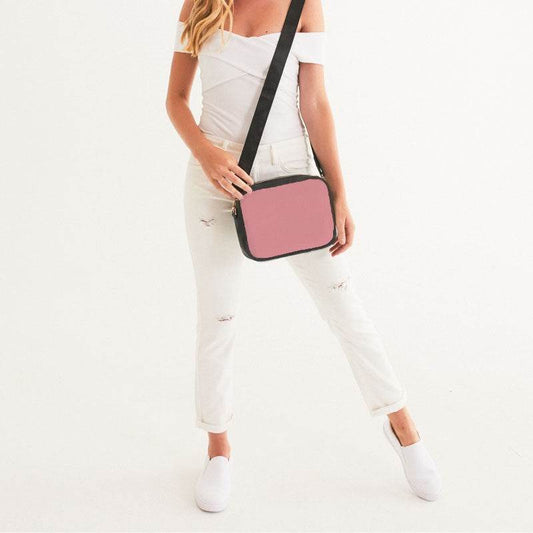 Salmon Pink Crossbody Bag (RPI2-MU-LI) - Woman Front