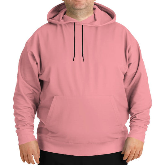 Salmon Pink Hoodie PLUS (RPI2-MU-LI) - Man Front PLUS