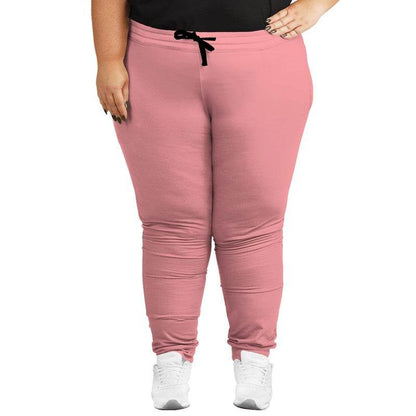 Salmon Pink Joggers PLUS (RPI2-MU-LI) - Woman Front PLUS