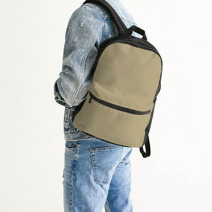 Sand Canvas Backpack (Y-FM-ML) - Man Back CloseUp
