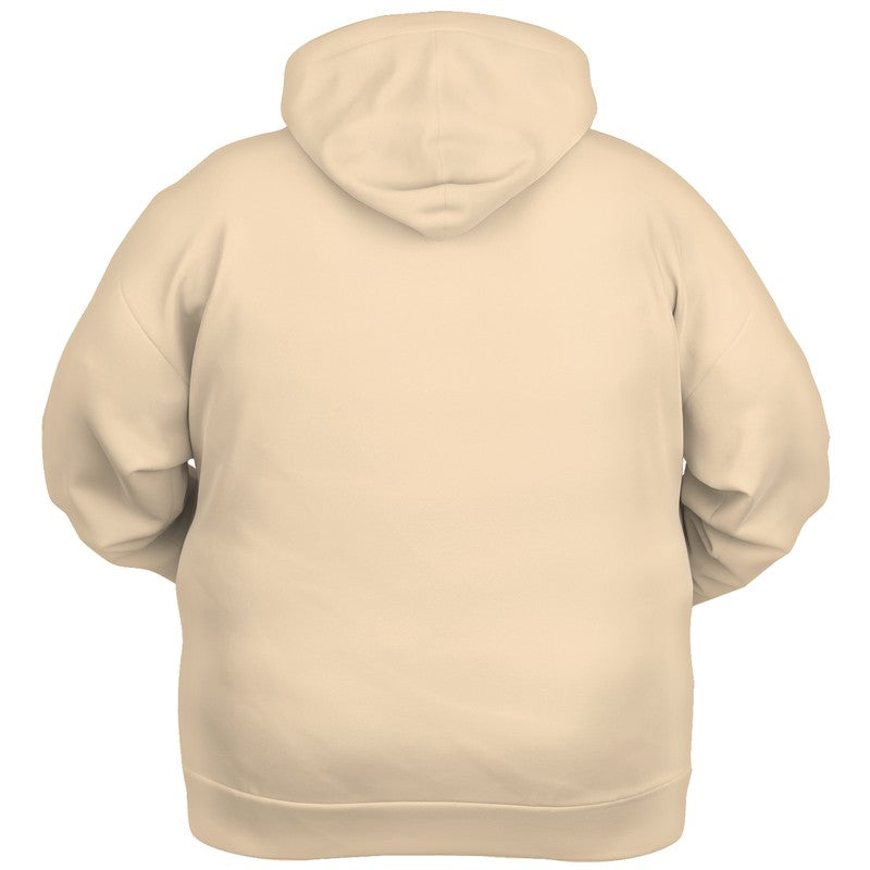 Sandy Beige Hoodie PLUS (YO2-FM-LI) - Ghost Back PLUS