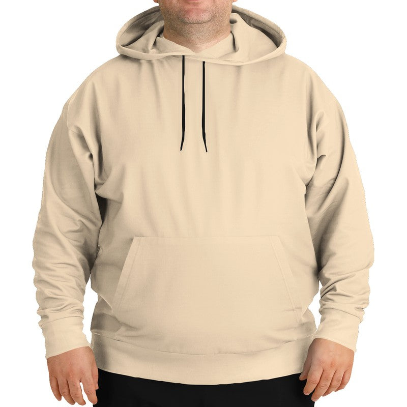 Sandy Beige Hoodie PLUS (YO2-FM-LI) - Man Front PLUS
