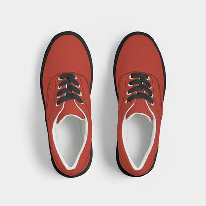 Scarlet Men's Canvas Sneakers (R-CL-DE) - Top