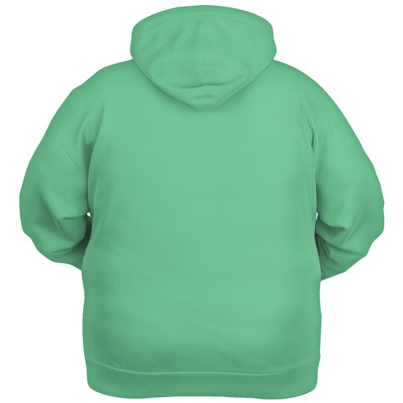 Seafoam Green Hoodie (C60M0Y60K0) - Ghost Back PLUS