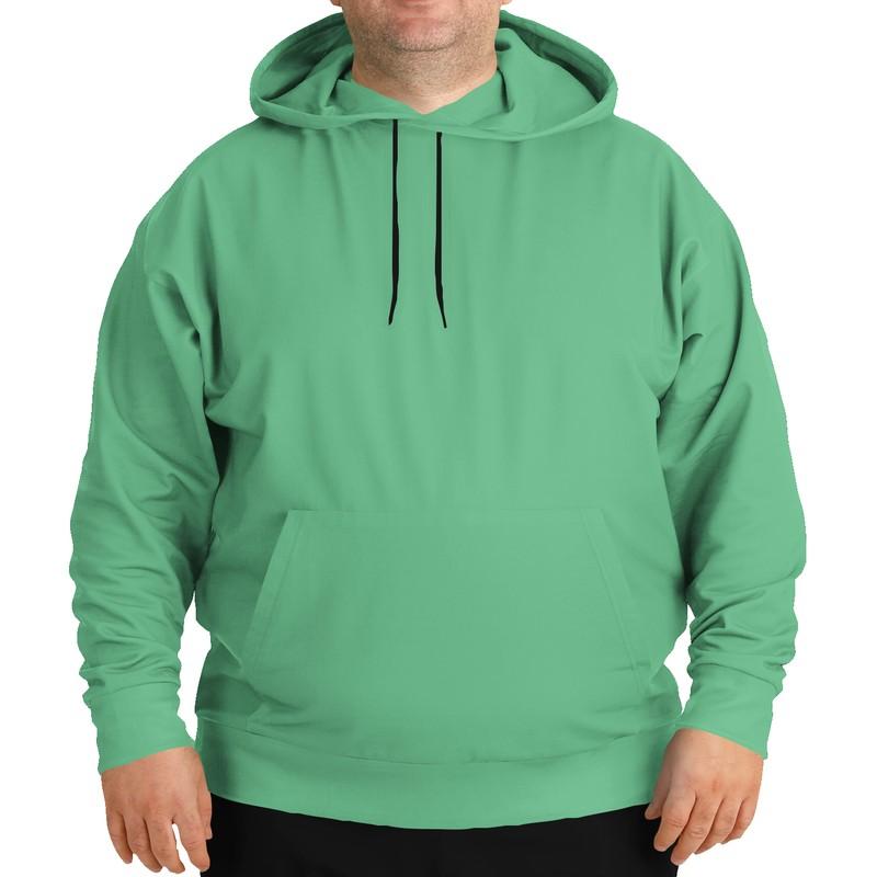 Seafoam Green Hoodie (C60M0Y60K0) - Man Front PLUS