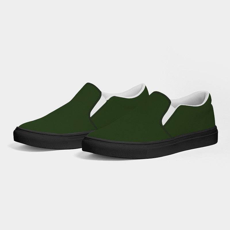 Seaweed Men's Slip-On Canvas Sneakers (GL2-FM-DA) - Side 3
