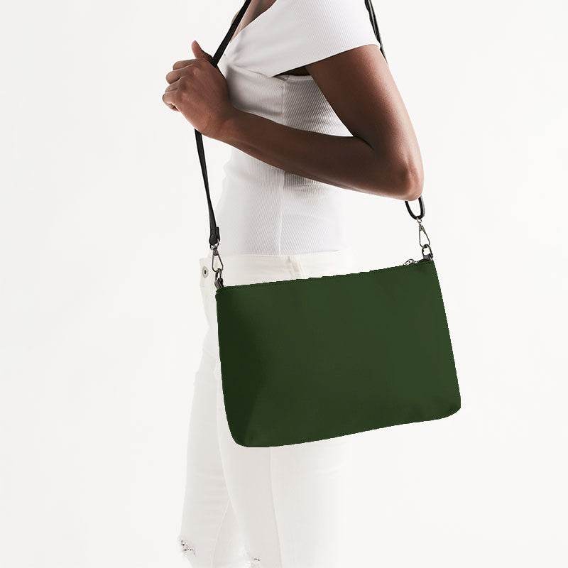 Seaweed Zip Pouch (GL2-FM-DA) - Side CloseUp