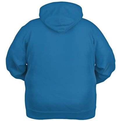 Shaded Midtone Blue Hoodie (C80M40Y0K30) - Ghost Back PLUS