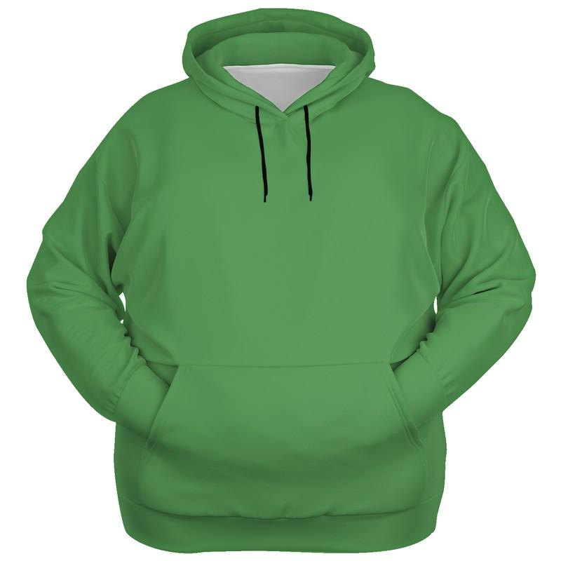 Shaded Midtone Green Hoodie (C60M0Y80K30) - Ghost Front PLUS