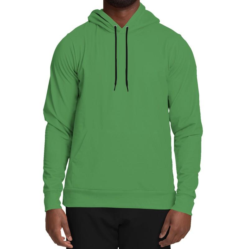 Shaded Midtone Green Hoodie (C60M0Y80K30) - Man Front