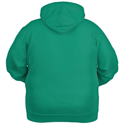 Shaded Midtone Green Hoodie (C80M0Y60K30) - Ghost Back PLUS