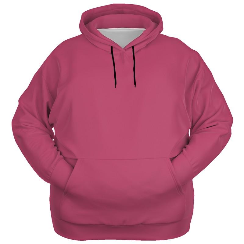 Shaded Midtone Pink Hoodie (C0M80Y20K30) - Ghost Front PLUS