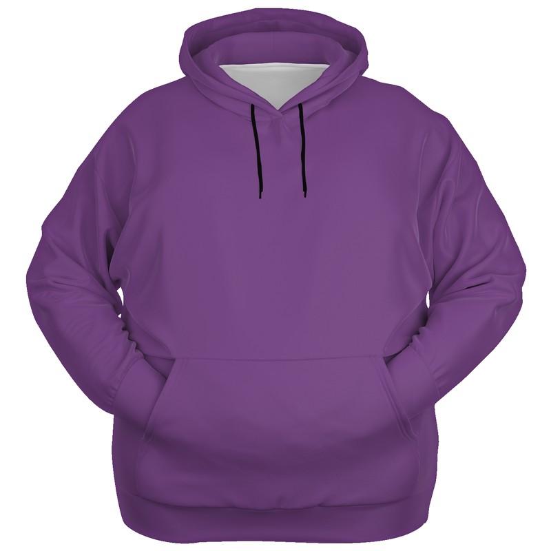 Shaded Midtone Purple Hoodie (C50M80Y0K30) - Ghost Front PLUS