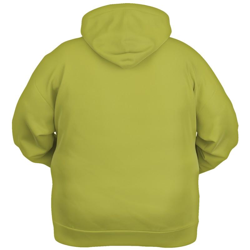 Shaded Midtone Yellow Hoodie (C10M0Y80K30) - Ghost Back PLUS