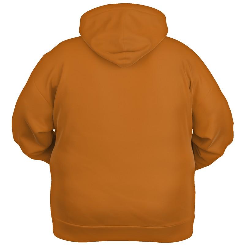 Shaded Orange Hoodie (C0M62Y100K30) - Ghost Back PLUS