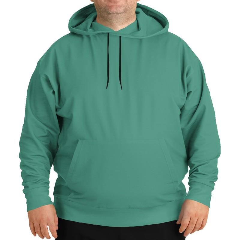 Shaded Pastel Green Hoodie Unisex with PLUS sizes C60M0Y45K30