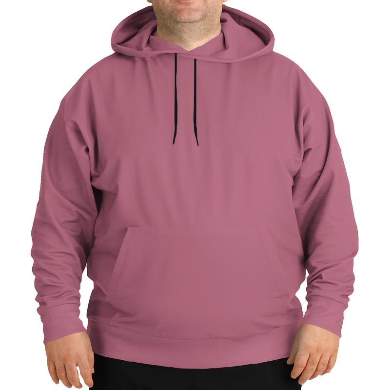 Shaded Pastel Pink Hoodie (C0M60Y15K30) - Man Front PLUS