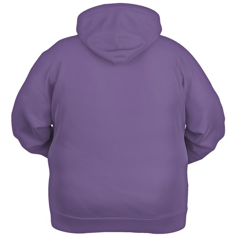 Shaded Pastel Violet Hoodie (C45M60Y0K30) - Ghost Back PLUS