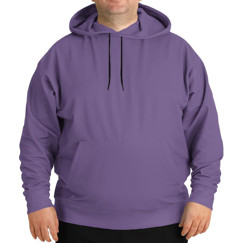 Shaded Pastel Violet Hoodie (C45M60Y0K30) - Man Front PLUS