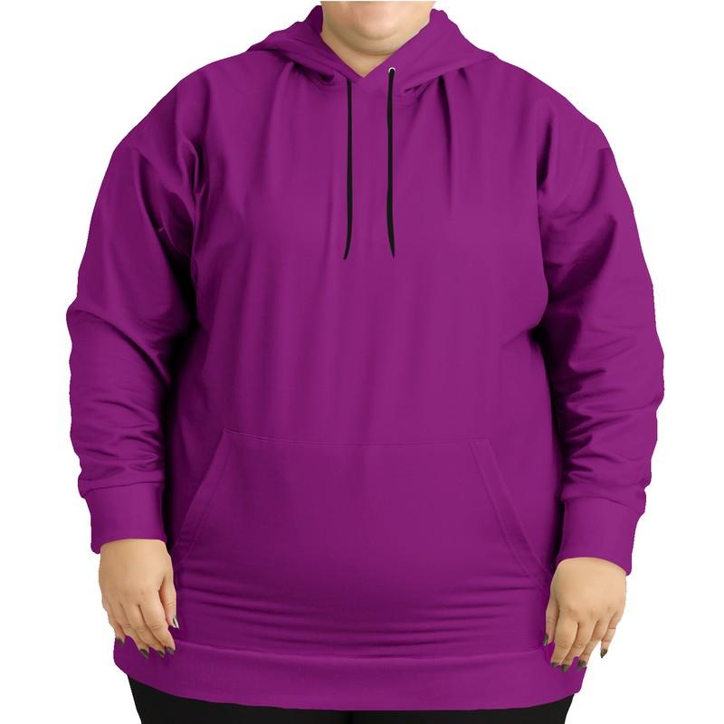 Shaded Purple Hoodie (C38M100Y0K30) - Woman Front PLUS