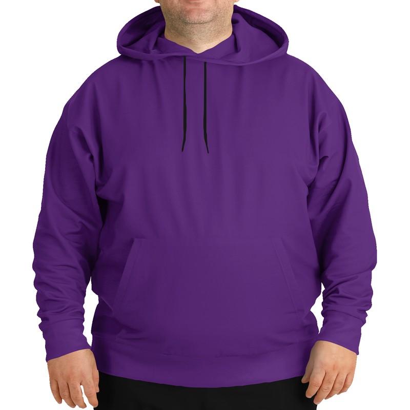 Shaded Violet Hoodie (C75M100Y0K30) - Man Front PLUS