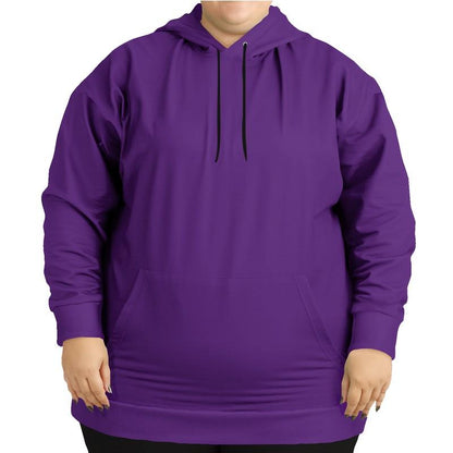 Shaded Violet Hoodie (C75M100Y0K30) - Woman Front PLUS